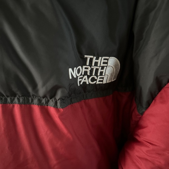 Men's Puffer North Face Full Zipper Jacket w/Hideaway Hood - Picture 5 of 6